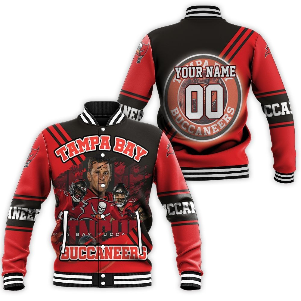 Tampa Bay Buccaneers Clinched Personalized Baseball Jacket for Men Women