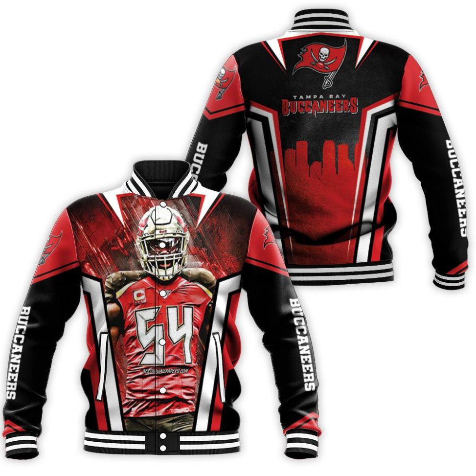 Tampa Bay Buccaneers Lavonte David Super Bowl Champions Baseball Jacket for Men Women