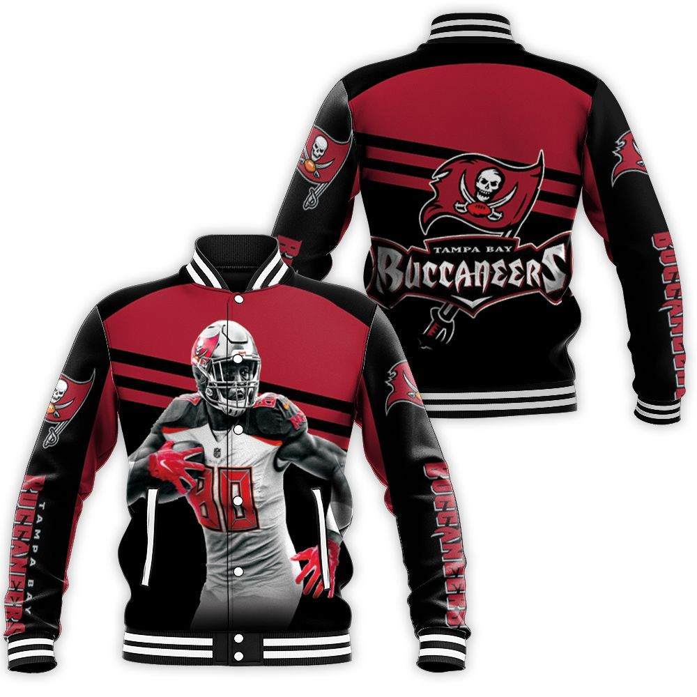 Tampa Bay Buccaneers Michael Clayton 80 For Fan Baseball Jacket for Men Women