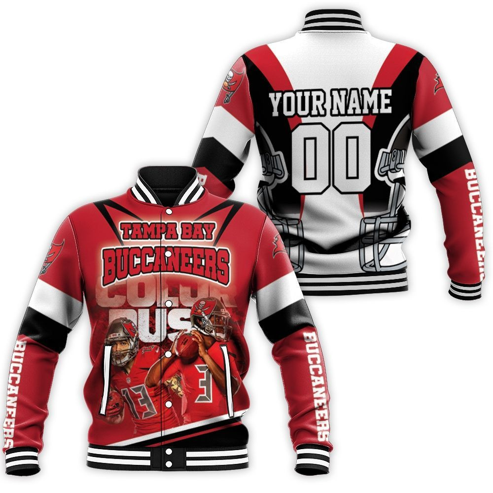 Tampa Bay Buccaneers Nfl Champions Personalized Baseball Jacket for Men Women