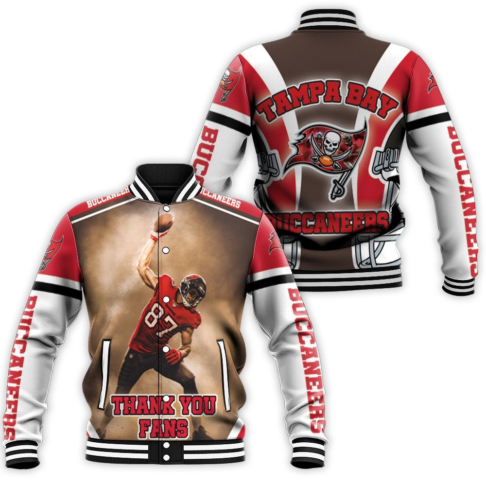 Tampa Bay Buccaneers Rob Gronkowski 87 For Fans Baseball Jacket for Men Women