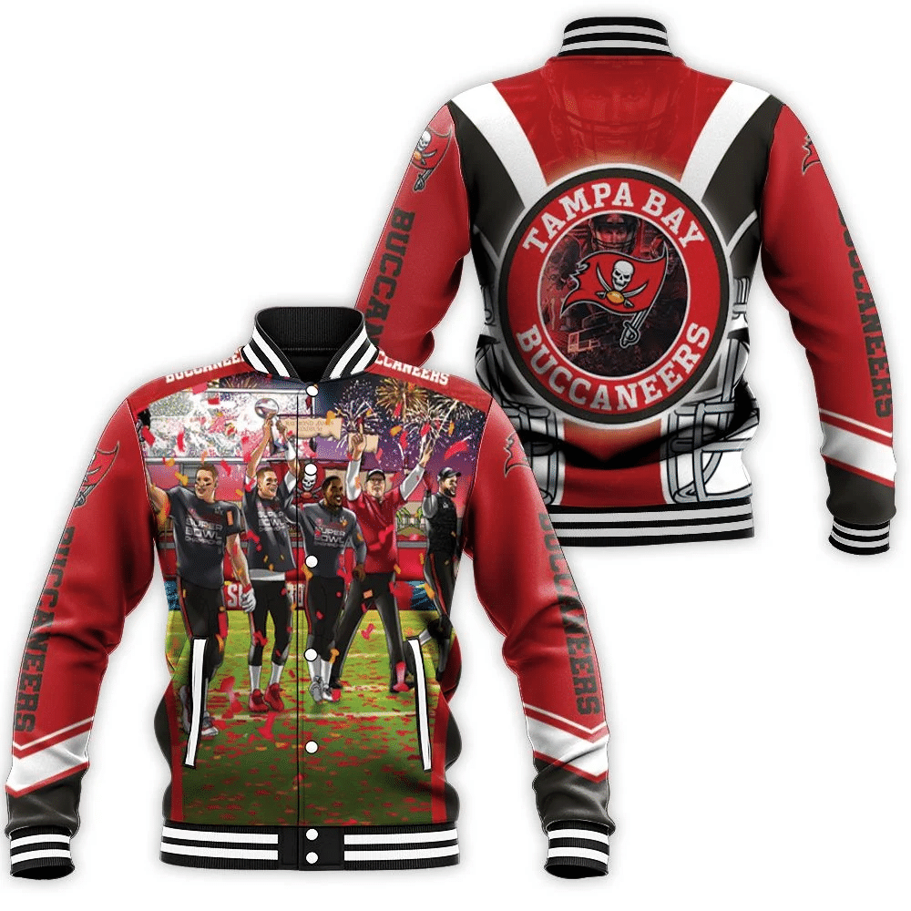 Tampa Bay Buccaneers Super Bowl Champions Baseball Jacket for Men Women