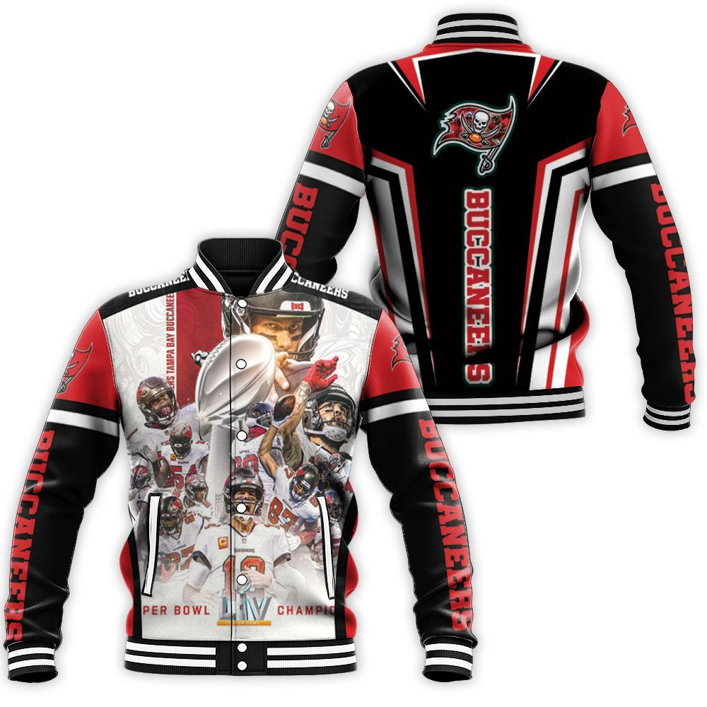 Tampa Bay Buccaneers Super Bowl Champs Baseball Jacket for Men Women