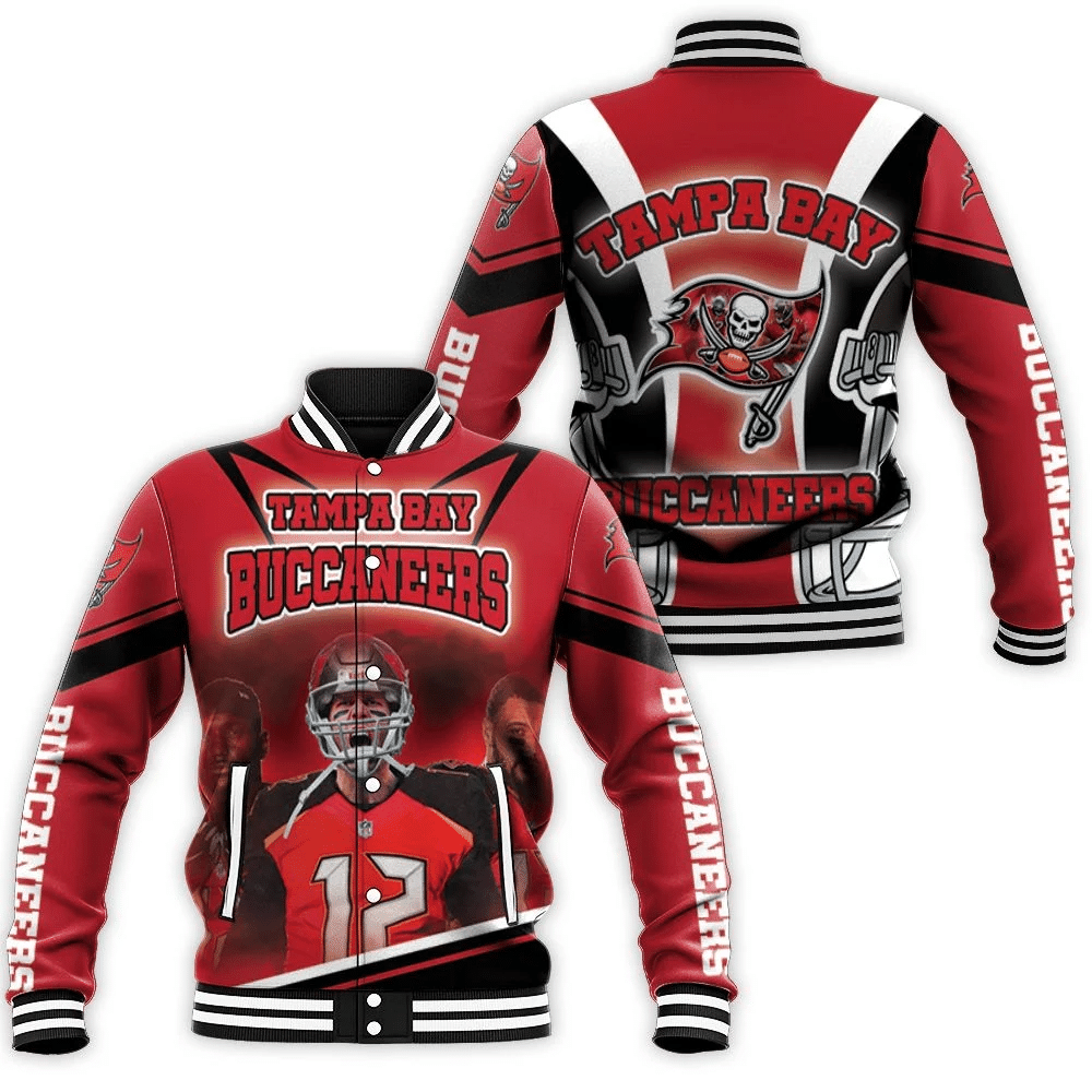 Tampa Bay Buccaneers Tom Brady Nfl Champions Baseball Jacket for Men Women