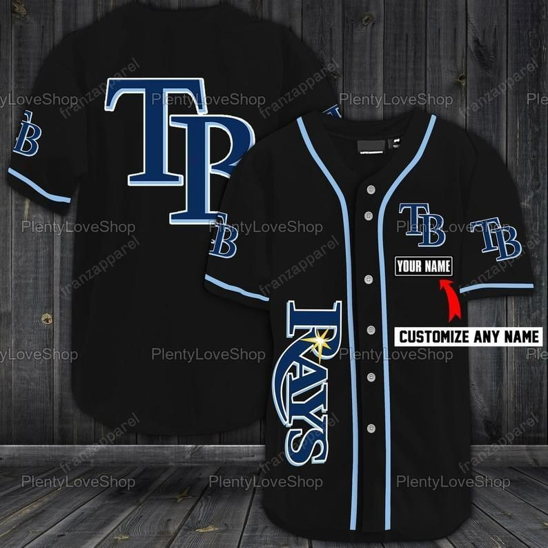 Tampa Bay Rays Personalized Baseball Jersey 310, Unisex Jersey Shirt for Men Women