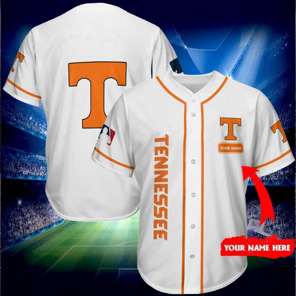 Tennessee Volunteers Personalized Baseball Jersey Shirt 164