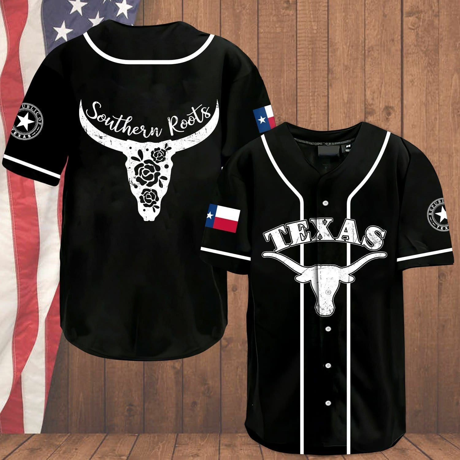 Texas Southern Roots Baseball Jersey