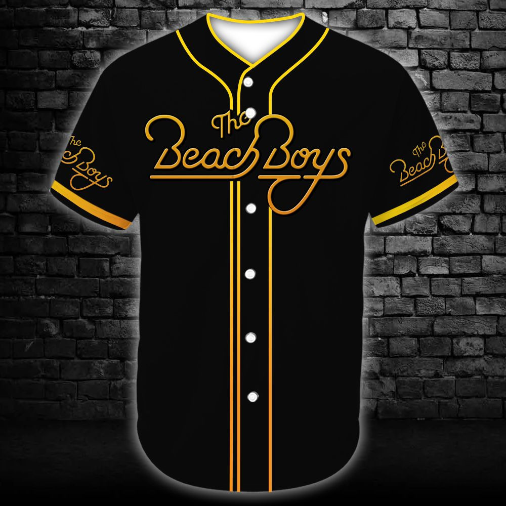 The Beachboys Black Baseball Jersey