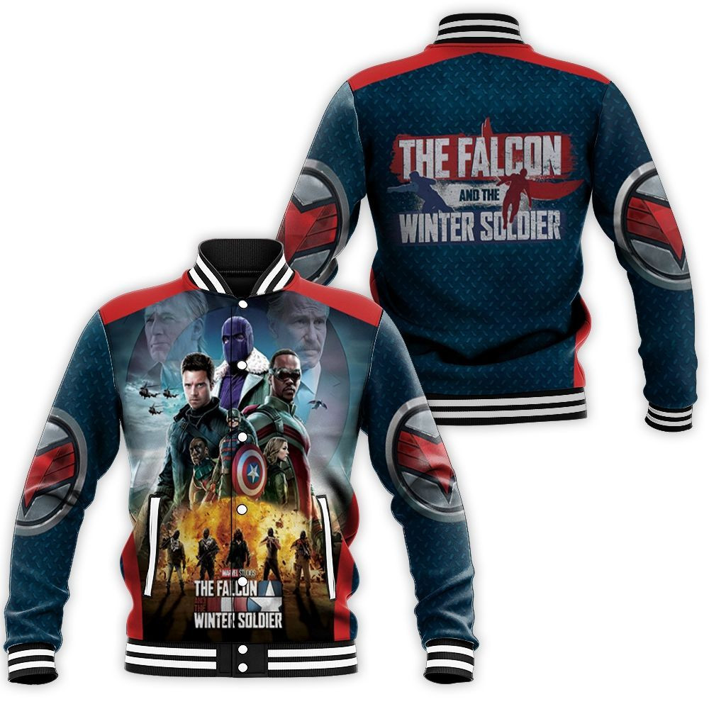 The Falcon And The Winter Soldier Action Baseball Jacket for Men Women