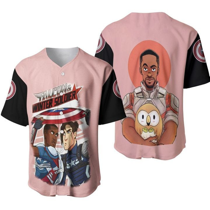 The Falcon And The Winter Soldier Eyes Contact Marvel Movies 678 Gift For Lover Baseball Jersey