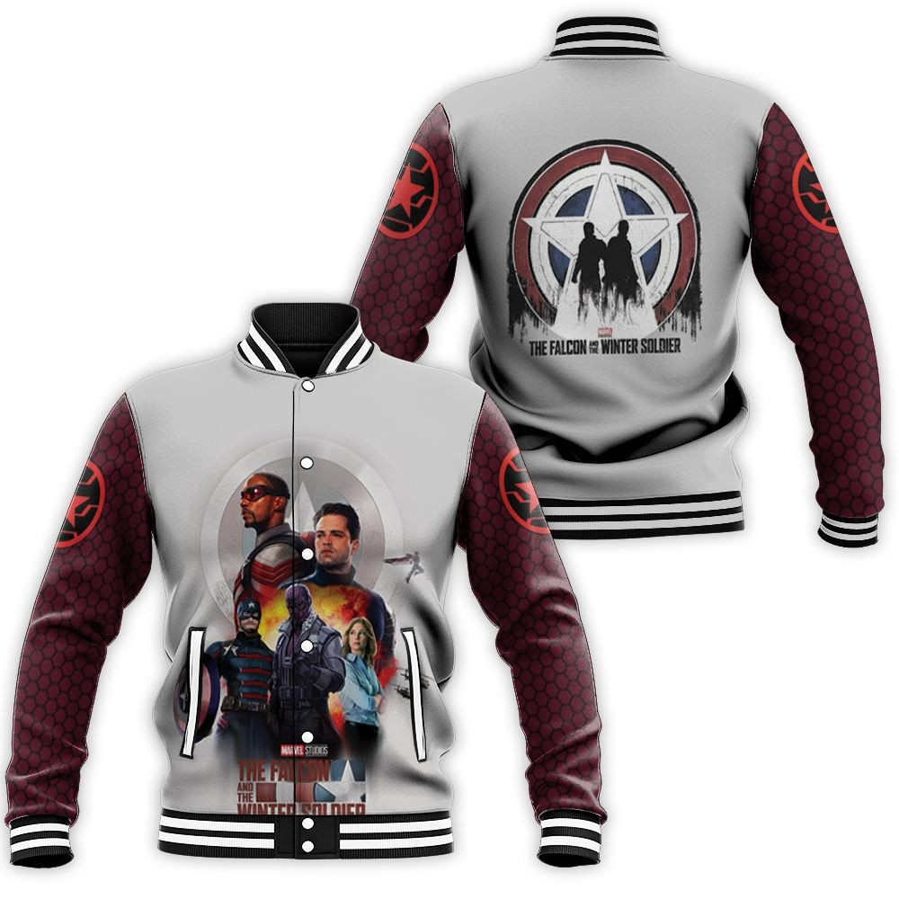 The Falcon And The Winter Soldier Finding Justice Baseball Jacket for Men Women