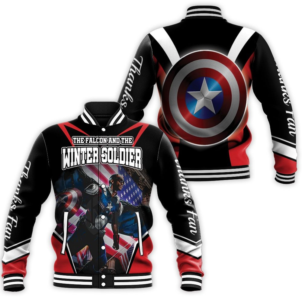 The Falcon New Captain America Baseball Jacket for Men Women