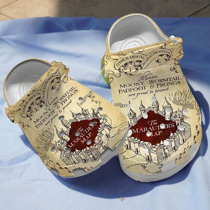 The MarauderS Map Crocs Classic Clogs Shoes PANCR0396