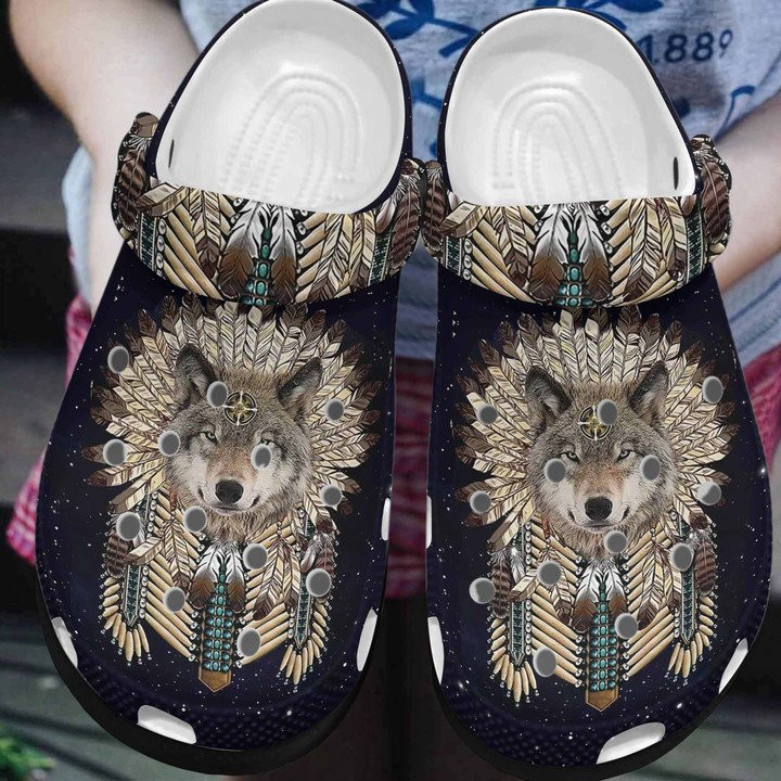 The Native Cool Wolf American Shoes Clogs Crocs For Men Women Native