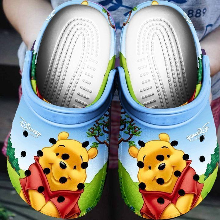 The Pooh Cartoon Crocs Clog Shoes