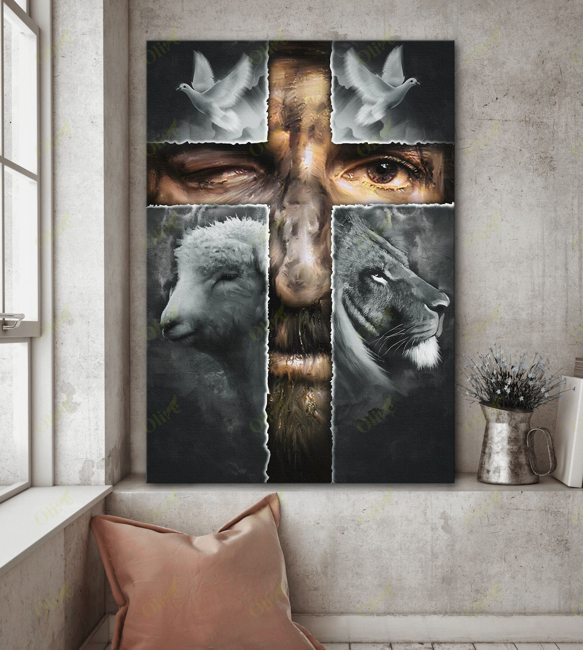 The Soul Of Jesus Poster And Canvas Art Wall Decor