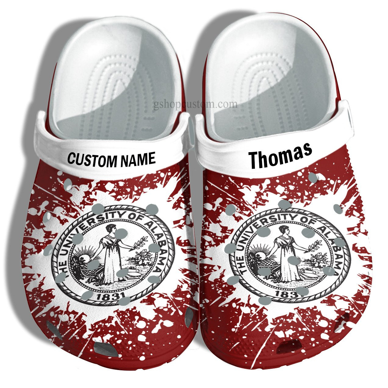 The University Of Alabama Graduation Gifts Croc Shoes Customize- Admission Gift Crocs Shoes