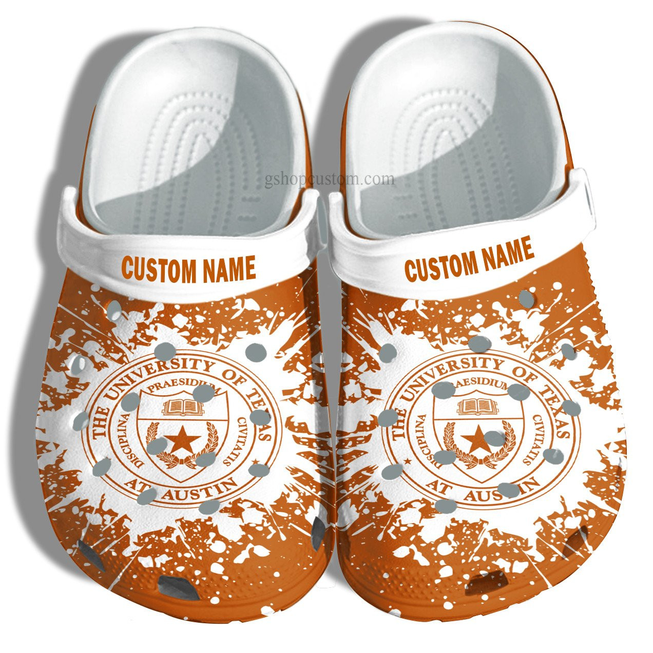 The University Of Texas Croc Shoes Customize- University Graduation Gifts Crocs Shoes Admission Gift