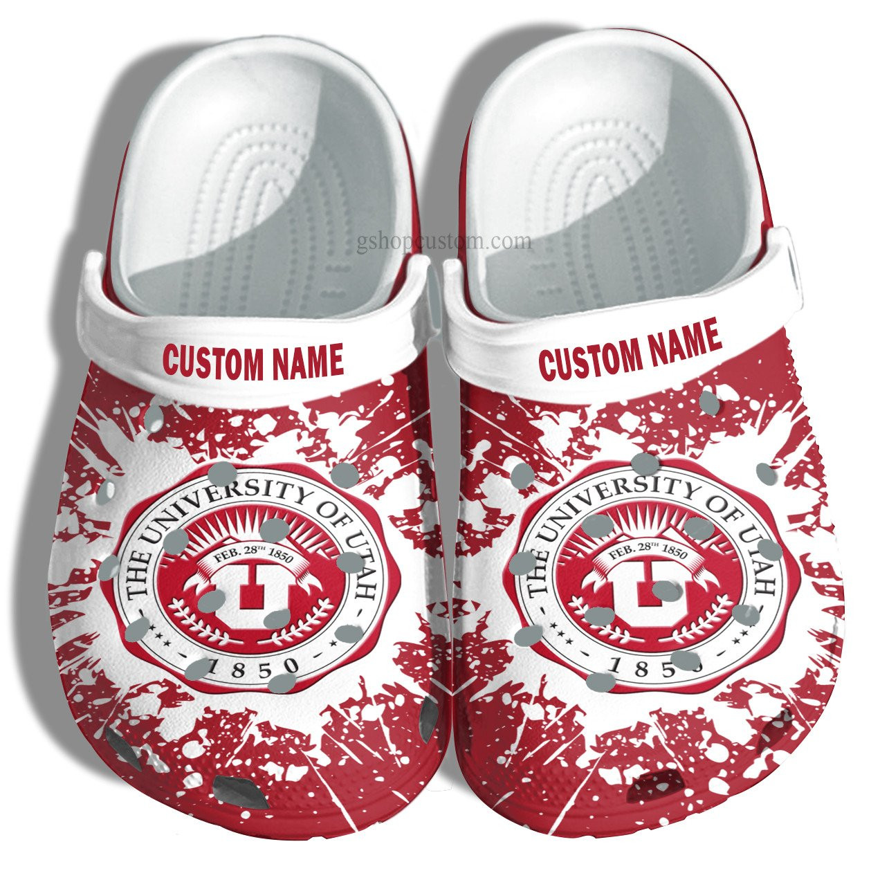 The University Of Utah Graduation Gifts Croc Shoes Customize- Admission Gift Crocs Shoes