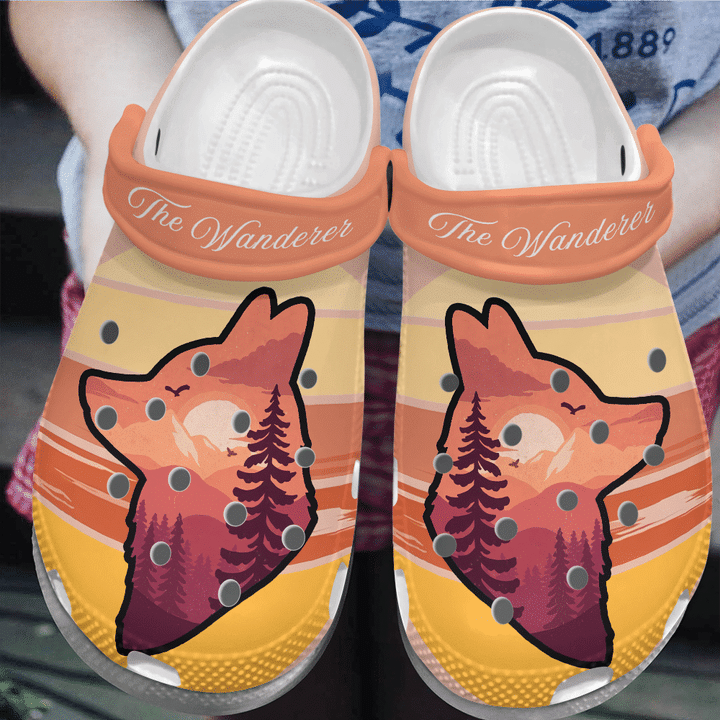 The Wanderer Wolf Shoes Clogs Crocs