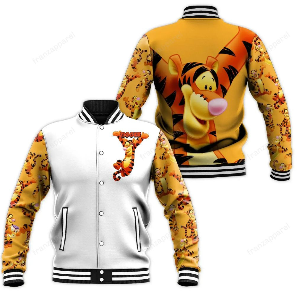 Tigger Baseball Jacket 08 Personalized 3d Baseball Jersey for Men Women