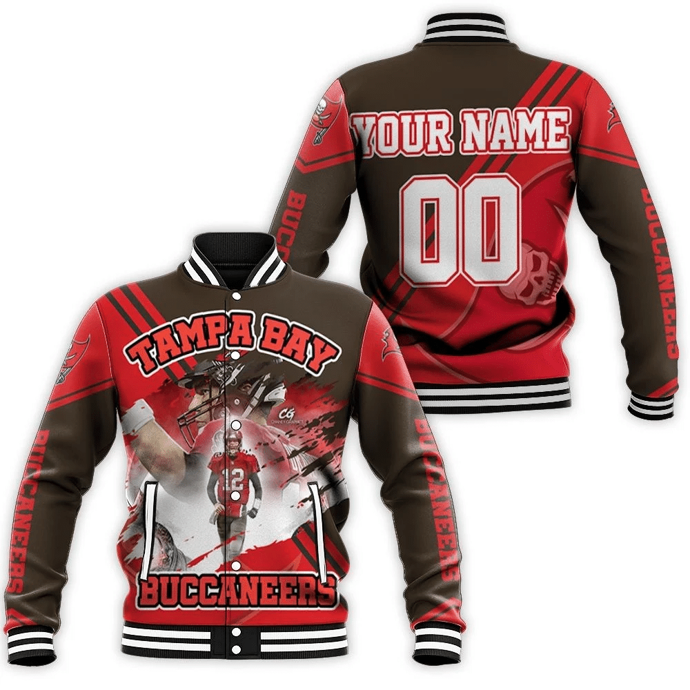 Tom Brady Tampa Bay Buccaneers Superbowl Champions Personalized Baseball Jacket for Men Women