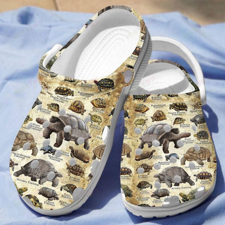 Tortoises Of The World Crocs Classic Clogs Shoes
