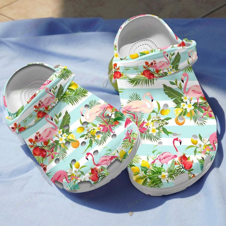 Tropical Flamingo Crocs Classic Clogs Shoes PANCR0400