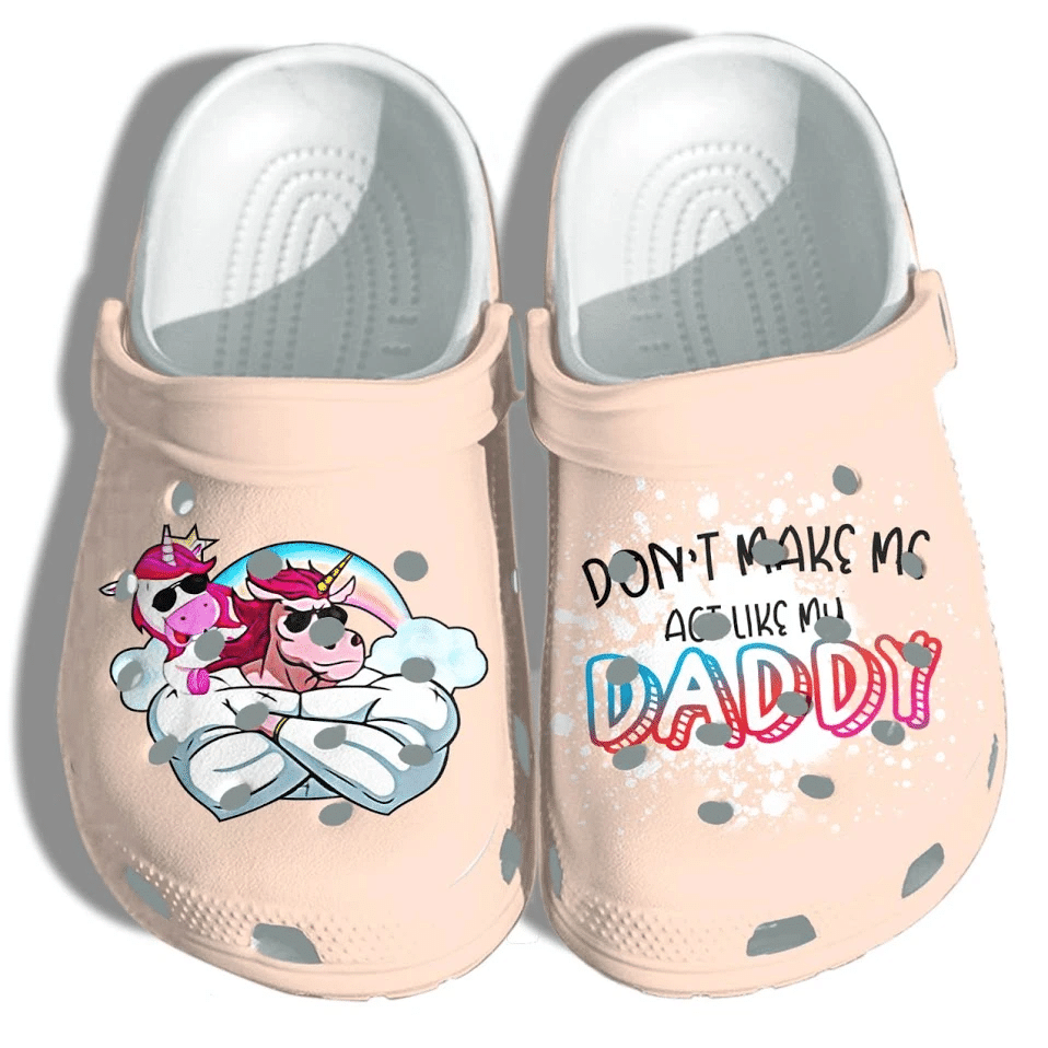 Unicorn Muscle Shoes For Daughter Dadacorn Crocs Crocband Clogs