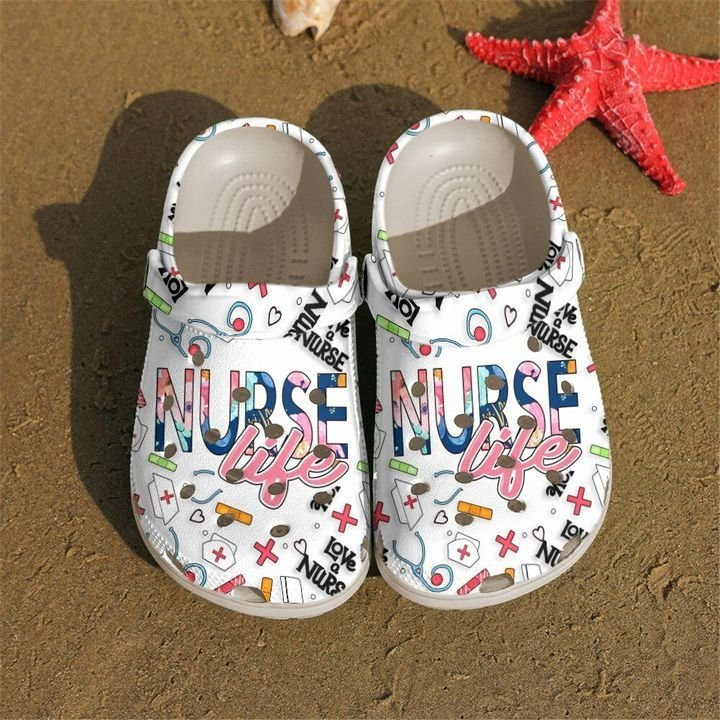 Unique Nurse Gift For Fan Classic Water Rubber Crocs Clog Shoes Comfy Footwear