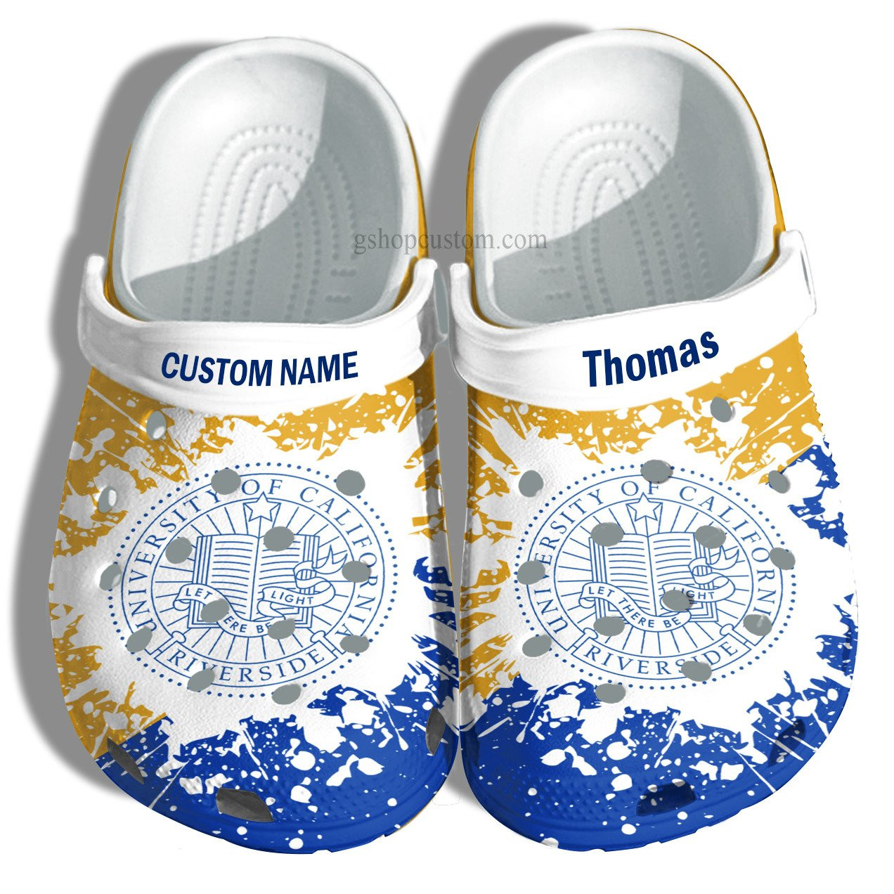University Of California Riverside Graduation Gifts Croc Shoes Customize- Admission Gift Crocs Shoes