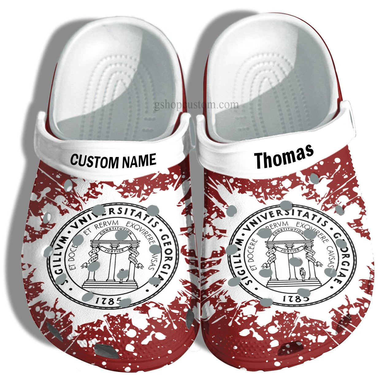 University Of Georgia Graduation Gifts Croc Shoes Customize- Admission Gift Crocs Shoes