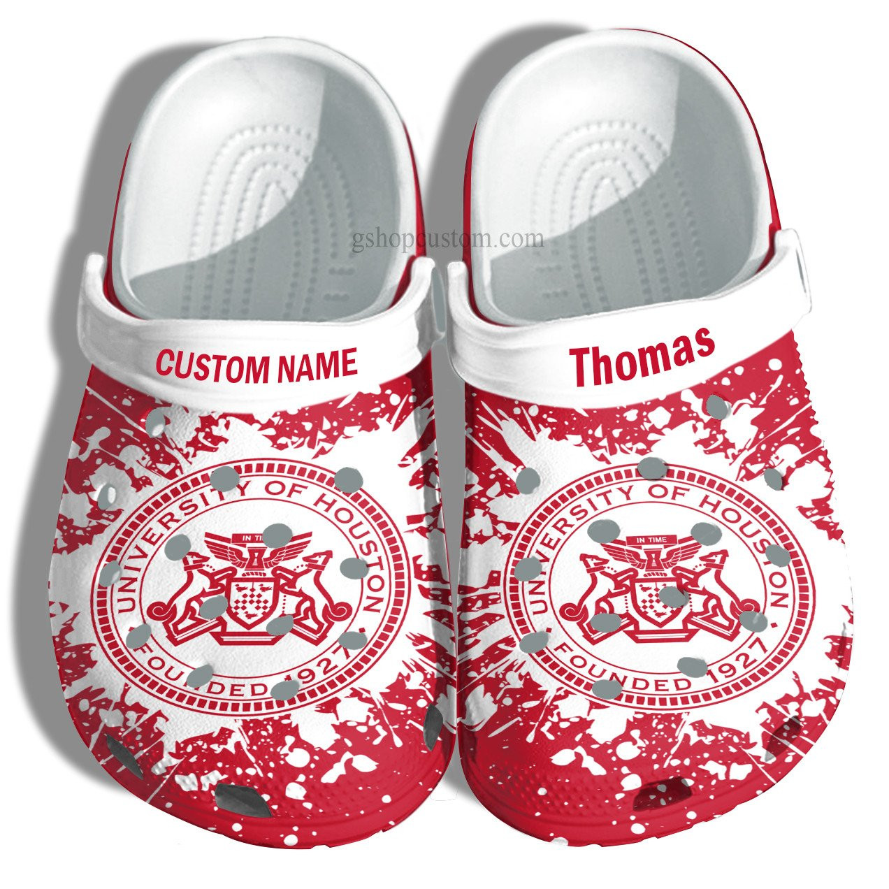 University Of Houston Graduation Gifts Croc Shoes Customize- Admission Gift Crocs Shoes