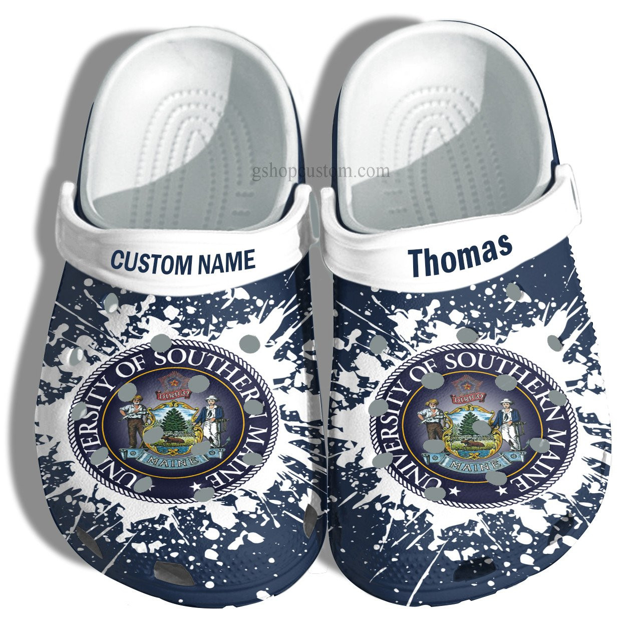 University Of Maine Graduation Gifts Croc Shoes Customize- Admission Gift Crocs Shoes