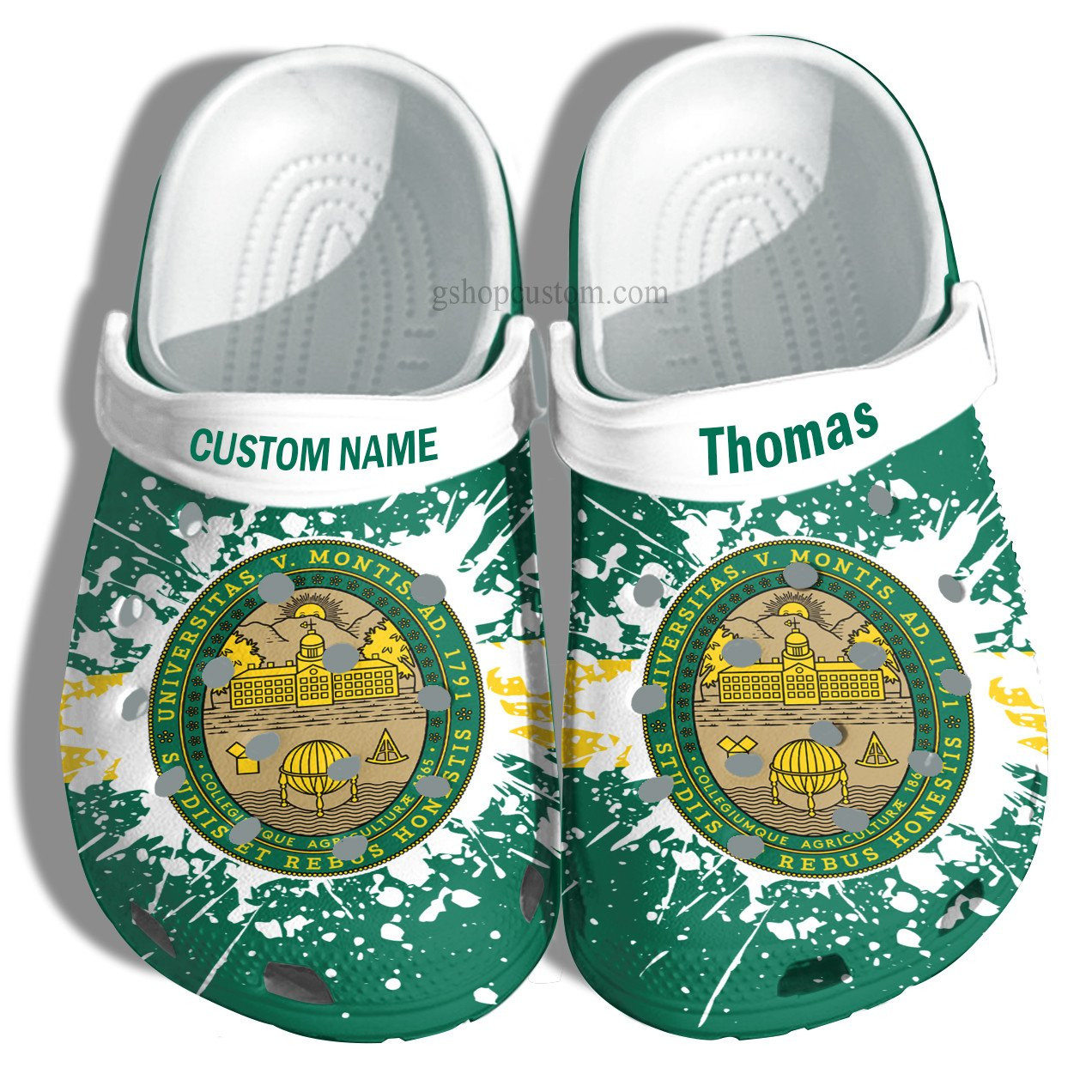 University Of Vermont Graduation Gifts Croc Shoes Customize- Admission Gift Crocs Shoes