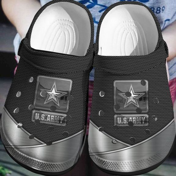 Us Army Best Rubber Crocs Clog Shoes Comfy Footwear