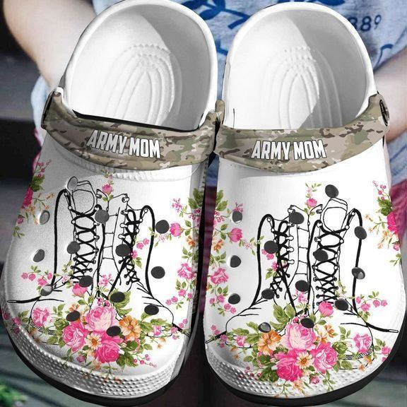 Us Army Mom Trending Rubber Crocs Clog Shoes Comfy Footwear