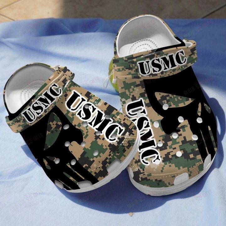 Usmc Desert Digital Camo Crocs Classic Clogs Shoes PANCR0267