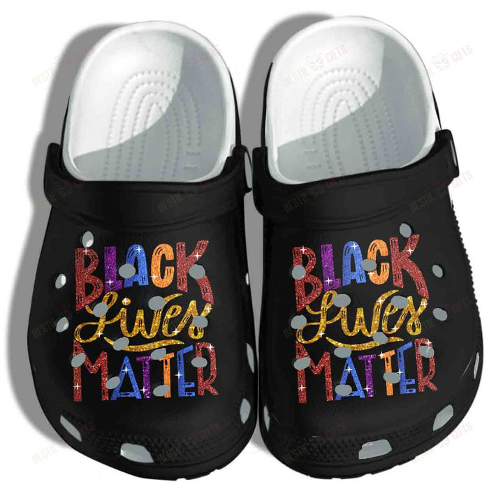 Vintage BLM Black Lives MatterCrocs Classic Clogs Shoes