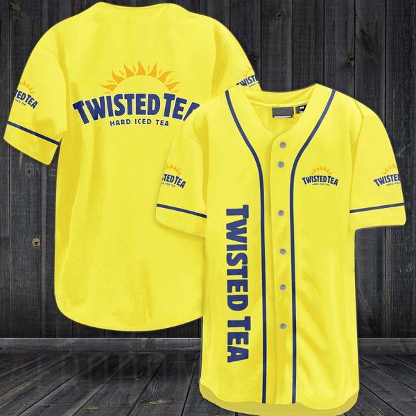 Vintage Twisted Tea Baseball Jersey, Unisex Jersey Shirt for Men Women