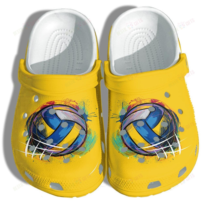 Volleyball Ball Beach Sports Crocs Classic Clogs Shoes