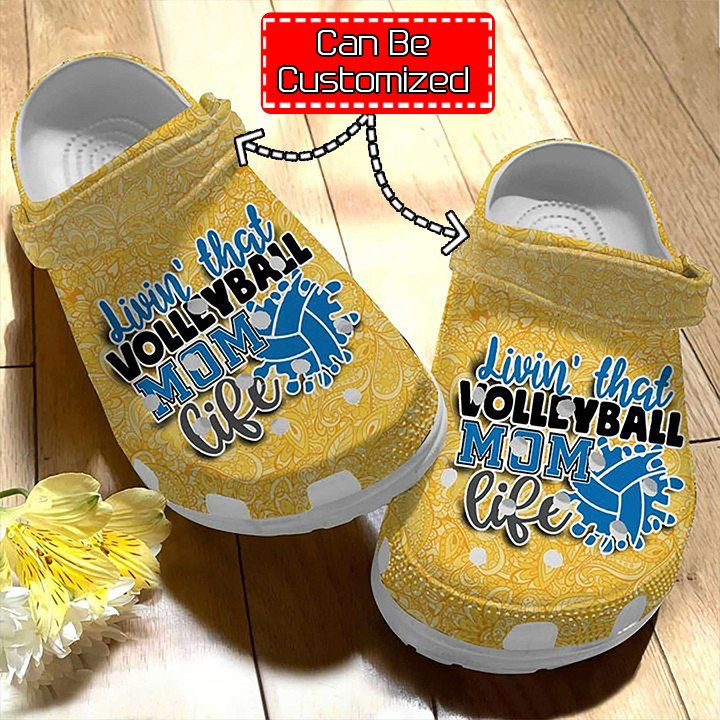 Volleyball Mom Gold Indian Doodle Ornament Crocs Crocs Clog Shoes Sport Crocs