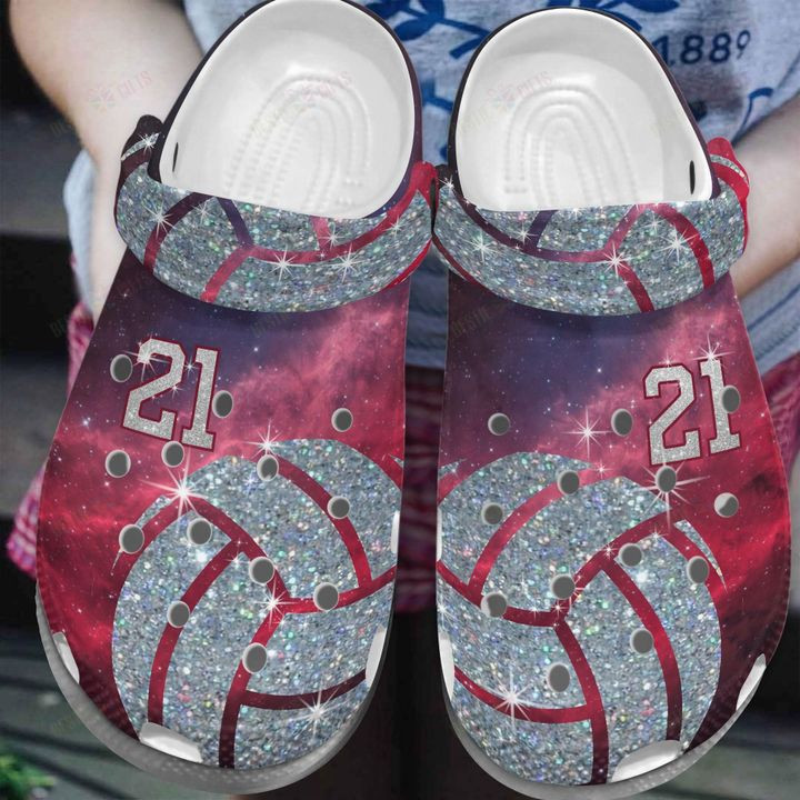 Volleyball Star Crocs Classic Clogs Shoes