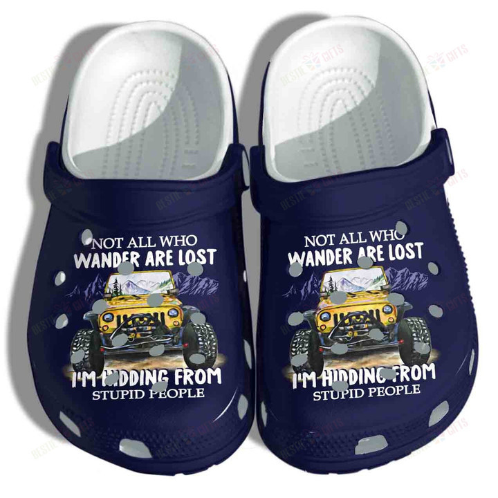 Wander Are Lost Wander Car Crocs Classic Clogs Shoes