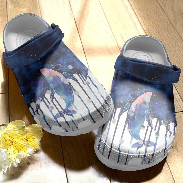 Watercolor Butterfly Crocs Classic Clogs Shoes