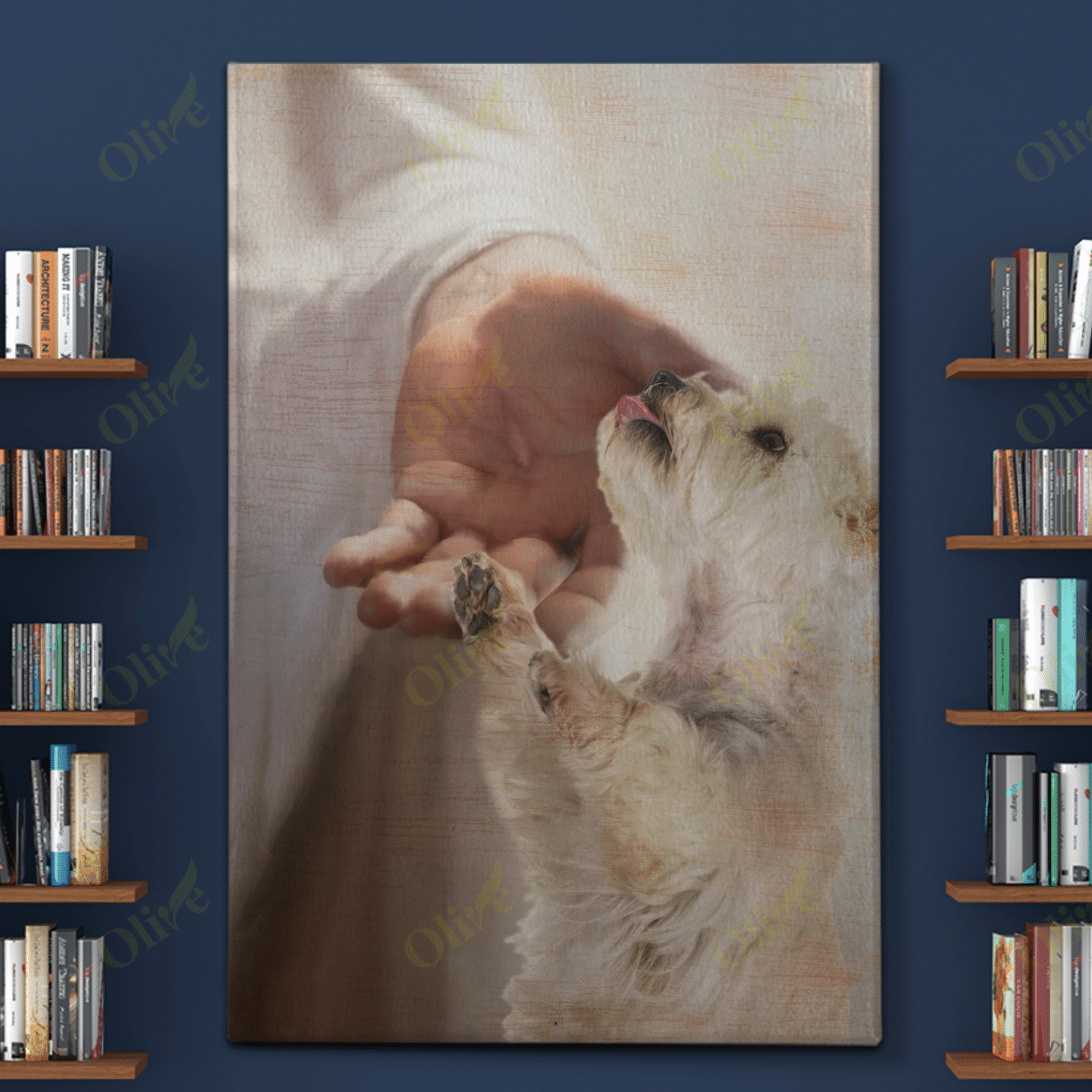 Westie - Take My Hand Canvas Westie Poster And Canvas Art Wall Decor