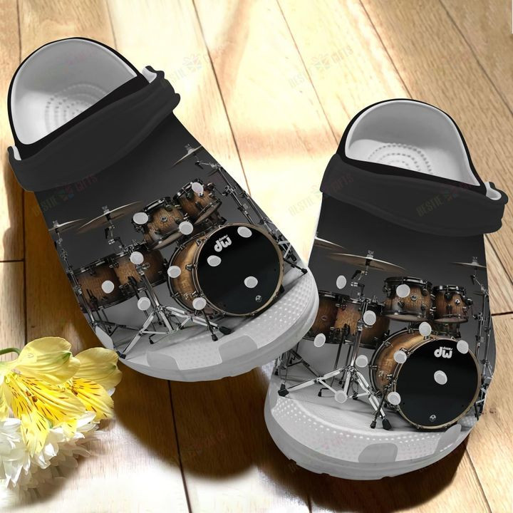 White Sole Drummer Crocs Classic Clogs Shoes