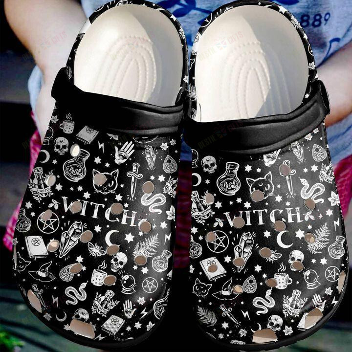 Witch Crocs Classic Clogs Shoes