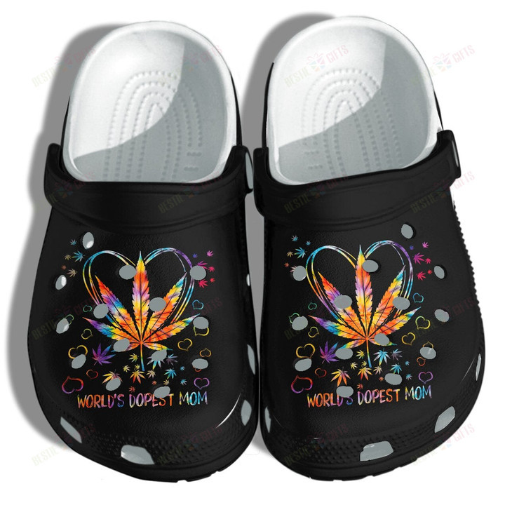 Woman Worlds Dopest Mom But Have Big Love Crocs Classic Clogs Shoes