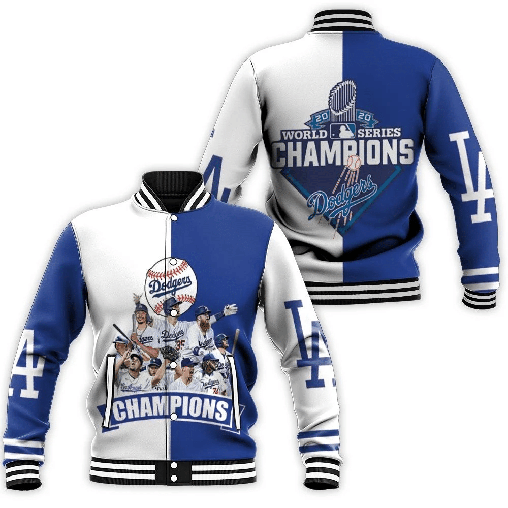 World Series Champions Los Angeles Dodgers Baseball Jacket for Men Women